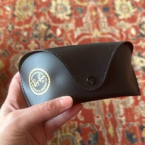 Ray Ban black glasses case